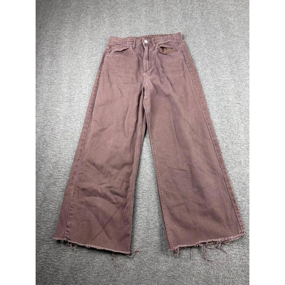 H&M Wide Adjustable Waist High‎ Waist Wide Leg Pants Size 26 - Picture 9 of 10